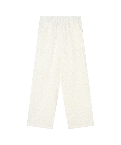 MAYVERU(メイバーユー)の「Cyndi Lace Pants _ Ivory(その他パンツ・レディース・アイボリー・FREE)」の4枚目の写真