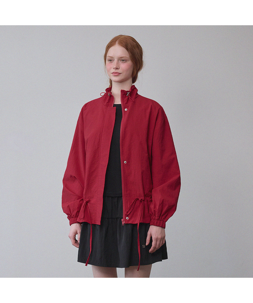 MICANE(ミケーネ)の「クリスプストリングウィンドブレーカー(ブルゾン・レディース・レッド/ブラック・LARGE/X-LARGE/SMALL/MEDIUM)」の1枚目の写真