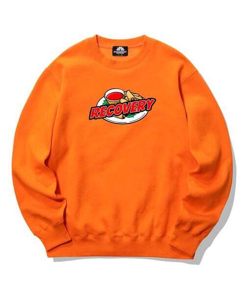 TRIPSHION(トリップション)の「RECOVERY FRY Crew Neck - Orange(スウェット・メンズ・その他・LARGE/MEDIUM/X-LARGE)」の1枚目の写真