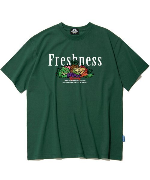 TRIPSHION(トリップション)の「FRESHNESS FRUITS & VEGE GRAPHIC Tシャツ - グリーン(Tシャツ/カットソー・メンズ・その他・LARGE/MEDIUM/X-LARGE)」の1枚目の写真