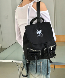 CATSAVETHEWORLD（キャットセーブザワールド）の「リアンストリングリボンシャーリングミニバックパック（男女共用）（バックパック/リュック）」