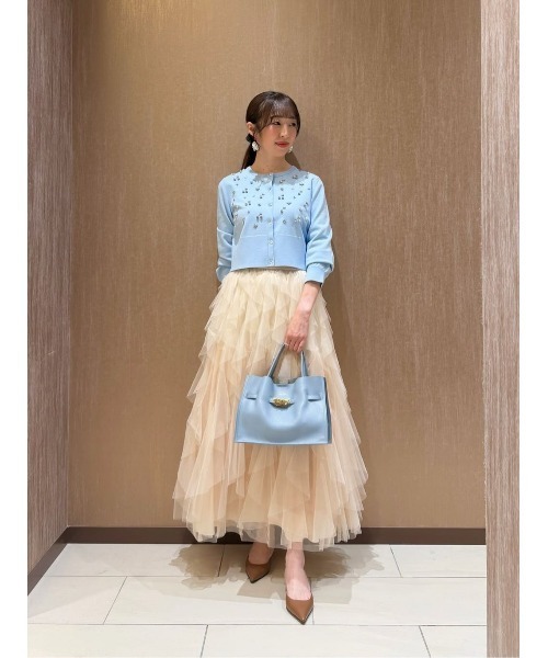 LOULOU WILLOUGHBY】CHERRYビジューカーディガン（カーディガン/ボレロ