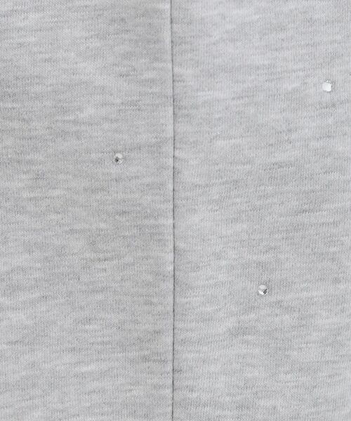 Cutie Blonde（キューティーブロンド）の「【洗濯機可/あったか/S-LL】裏起毛ストーン付き スウェットカーブパンツ（その他パンツ・レディース・ライトグレー/ブラック・04/03/02/01）」の10枚目の写真