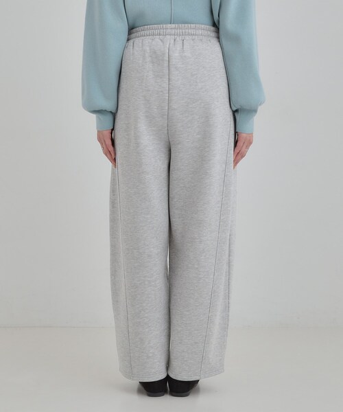 Cutie Blonde（キューティーブロンド）の「【洗濯機可/あったか/S-LL】裏起毛ストーン付き スウェットカーブパンツ（その他パンツ・レディース・ライトグレー/ブラック・04/03/02/01）」の13枚目の写真