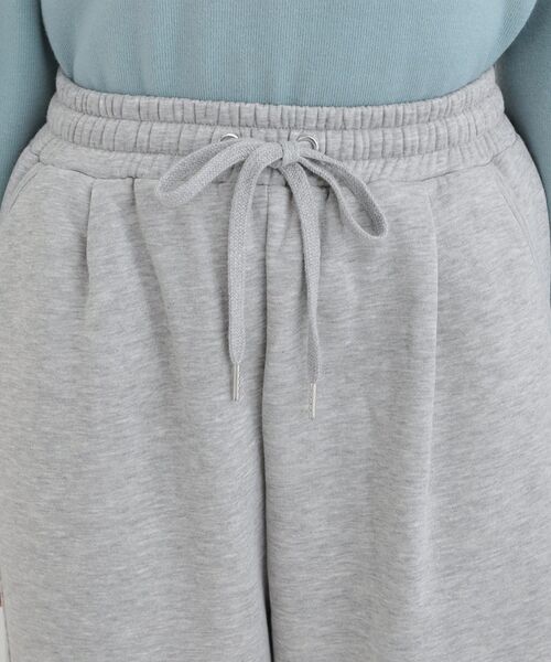 Cutie Blonde（キューティーブロンド）の「【洗濯機可/あったか/S-LL】裏起毛ストーン付き スウェットカーブパンツ（その他パンツ・レディース・ライトグレー/ブラック・04/03/02/01）」の14枚目の写真