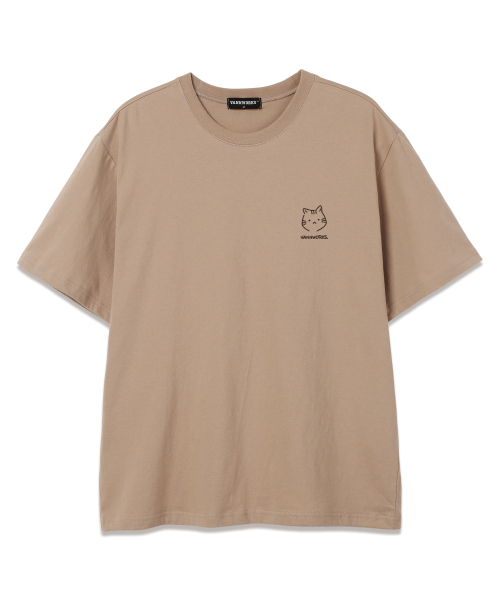 VANNWORKS(バンワークス)の「ヤオンイオーバーサイズ半袖Tシャツ (VNDTS214) ベージュ(Tシャツ/カットソー・レディース・その他・LARGE/MEDIUM)」の1枚目の写真