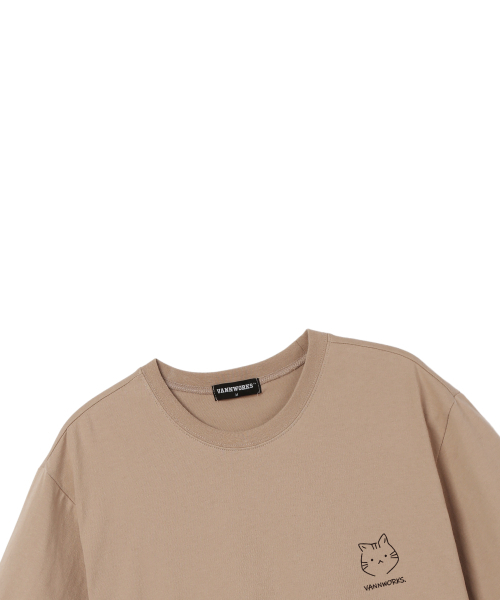 VANNWORKS(バンワークス)の「ヤオンイオーバーサイズ半袖Tシャツ (VNDTS214) ベージュ(Tシャツ/カットソー・レディース・その他・LARGE/MEDIUM)」の3枚目の写真
