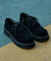 WETHEROAD（ウィーザロード）の「WTRD1121 Sandman 4-hole Derby Shoes Black（ドレスシューズ）」