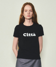 シグネチャーロゴ半袖Tシャツ_CTT332(ブラック)