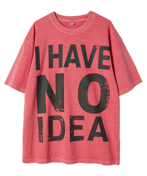 UNTITLED SEOUL(アンタイトル ソウル)の「アンタイトル ノ アイデア ピグメントウォッシュ 半袖 ホットピンク(Tシャツ/カットソー・メンズ・その他・MEDIUM/LARGE/X-LARGE)」の1枚目の写真