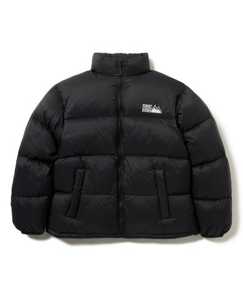 FIRST DOWN(ファーストダウン)の「FIRST DOWN LIGHT BUBBLE DOWN JKT(ファーストダウン ライトバブルダウンジャケット)(ダウンジャケット/コート・メンズ・パープル/グレー/ブラック・MEDIUM/X-LARGE/LARGE)」の4枚目の写真
