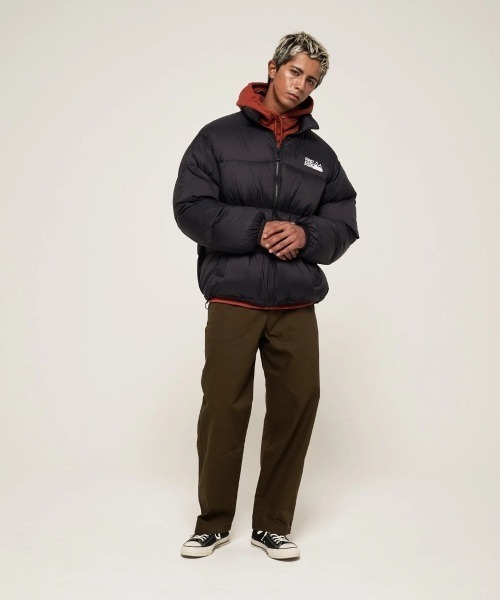 FIRST DOWN(ファーストダウン)の「FIRST DOWN LIGHT BUBBLE DOWN JKT(ファーストダウン ライトバブルダウンジャケット)(ダウンジャケット/コート・メンズ・パープル/グレー/ブラック・MEDIUM/X-LARGE/LARGE)」の7枚目の写真