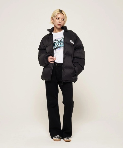 FIRST DOWN(ファーストダウン)の「FIRST DOWN LIGHT BUBBLE DOWN JKT(ファーストダウン ライトバブルダウンジャケット)(ダウンジャケット/コート・メンズ・パープル/グレー/ブラック・MEDIUM/X-LARGE/LARGE)」の10枚目の写真
