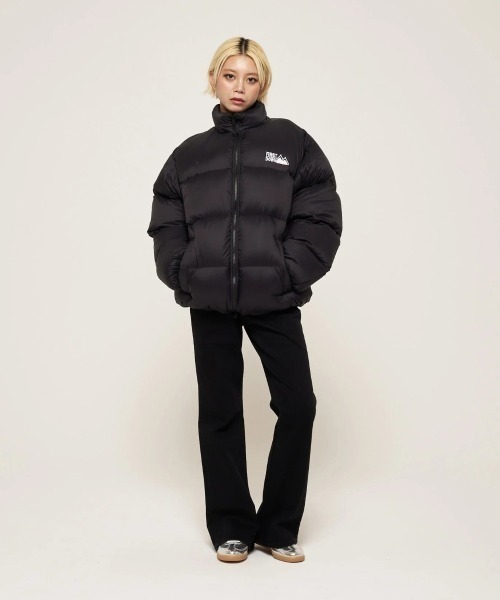 FIRST DOWN(ファーストダウン)の「FIRST DOWN LIGHT BUBBLE DOWN JKT(ファーストダウン ライトバブルダウンジャケット)(ダウンジャケット/コート・メンズ・パープル/グレー/ブラック・MEDIUM/X-LARGE/LARGE)」の11枚目の写真