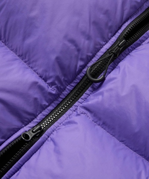 FIRST DOWN(ファーストダウン)の「FIRST DOWN LIGHT BUBBLE DOWN JKT(ファーストダウン ライトバブルダウンジャケット)(ダウンジャケット/コート・メンズ・パープル/グレー/ブラック・MEDIUM/X-LARGE/LARGE)」の19枚目の写真