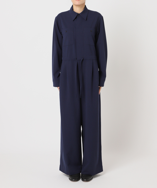 セール】アウトポケットシャツオールインワン（つなぎ/オールインワン