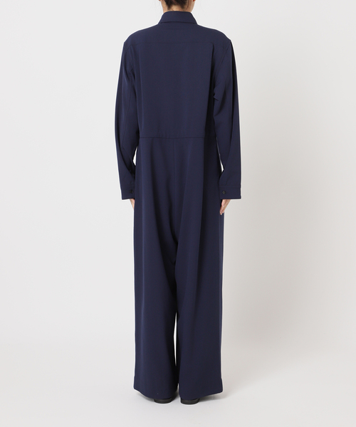 セール】アウトポケットシャツオールインワン（つなぎ/オールインワン