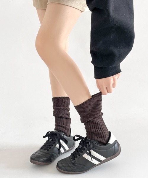 Shoes in Closet(シューズインクローゼット)の「超軽量 替え紐サテンリボン & パール付 サイドライン スニーカー 2745(スニーカー・レディース・ブラック/ホワイト×ブラック/ホワイト×グレー・M/S/XL/L)」の18枚目の写真