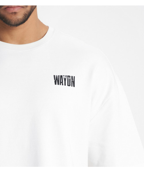 WAYDN(ウェイドゥン)の「ビンテージロゴオーバーフィットショートスリーブホワイト(Tシャツ/カットソー・メンズ・その他・MEDIUM/LARGE/X-LARGE/XX-LARGE)」の4枚目の写真