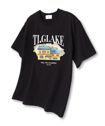 ウォーターハウス オーバーサイズ 半袖Tシャツ ブラック