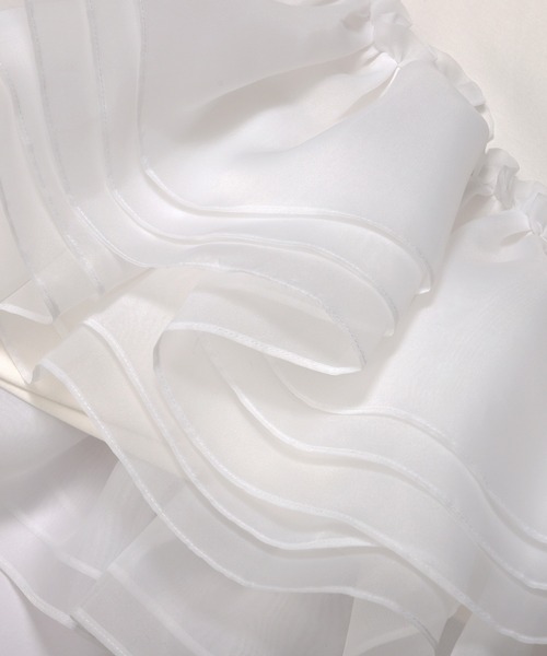 MERAKI(メラキ)の「アシンメトリーレーストップス(その他トップス・レディース・ホワイト/ブラック・FREE)」の16枚目の写真