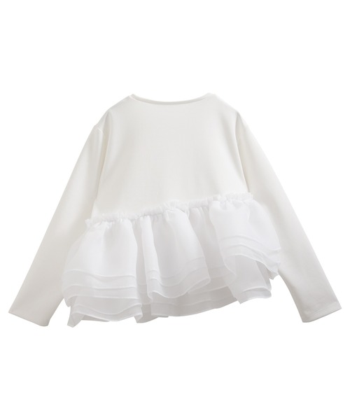 MERAKI(メラキ)の「アシンメトリーレーストップス(その他トップス・レディース・ホワイト/ブラック・FREE)」の21枚目の写真