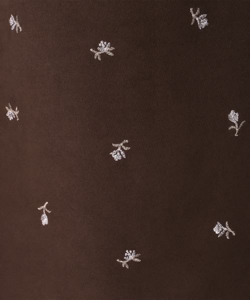 31 Sons de mode(トランテアン ソン ドゥ モード)の「2025秋冬新作 刺繍タイトスカート(スカート・レディース・ブルー/ブラウン/ベージュ・S/M)」の14枚目の写真