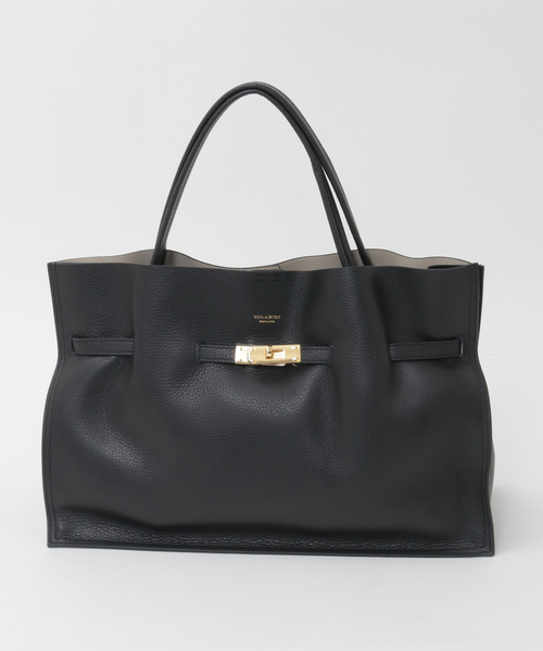 Tiara（ティアラ）の「【VIOLAd'ORO/ヴィオラドーロ】トートバッグ大（V-1497）（トートバッグ・レディース・ブラック/ブラウン系その他・FREE）」の2枚目の写真