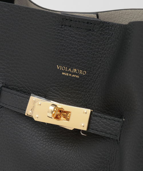 Tiara（ティアラ）の「【VIOLAd'ORO/ヴィオラドーロ】トートバッグ大（V-1497）（トートバッグ・レディース・ブラック/ブラウン系その他・FREE）」の7枚目の写真