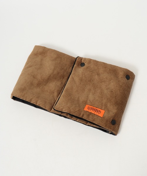 UNIVERSAL OVERALL（ユニバーサルオーバーオール）の「UNIVERSAL OVERALL 2AWY コーデュロイ 中綿 ネックウォーマー マフラー 男女兼用（ネックウォーマー/スヌード・メンズ・ブラック/ブラウン・FREE）」の16枚目の写真