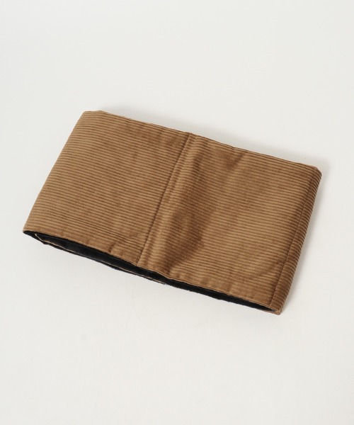 UNIVERSAL OVERALL（ユニバーサルオーバーオール）の「UNIVERSAL OVERALL 2AWY コーデュロイ 中綿 ネックウォーマー マフラー 男女兼用（ネックウォーマー/スヌード・メンズ・ブラック/ブラウン・FREE）」の21枚目の写真