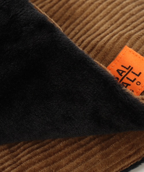 UNIVERSAL OVERALL（ユニバーサルオーバーオール）の「UNIVERSAL OVERALL 2AWY コーデュロイ 中綿 ネックウォーマー マフラー 男女兼用（ネックウォーマー/スヌード・メンズ・ブラック/ブラウン・FREE）」の20枚目の写真