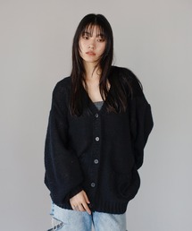 cord embroidery knit cardigan / コード刺繍カーディガン