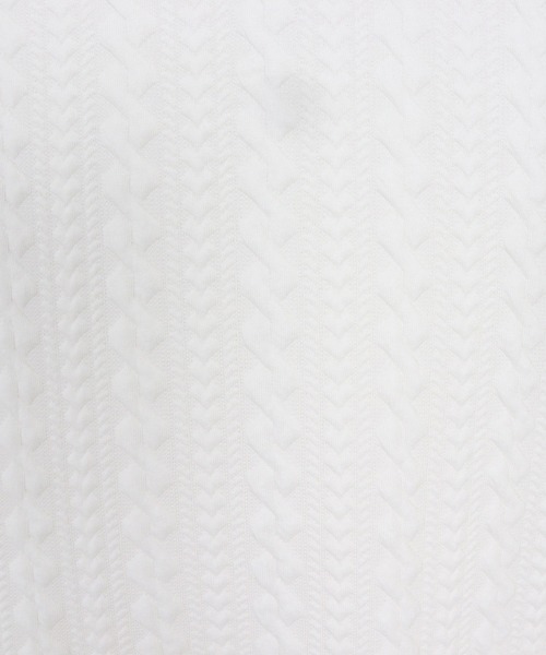 wjk reluxe(ダブルジェーケーリラックス)の「mt10163-cable knit jacquard key neck SS pullover キーネックプルオーバー(WR26S-13)(Tシャツ/カットソー・メンズ・ブラック/トップグレー/ホワイト・M/S/L)」の19枚目の写真