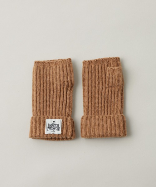 NANO universe(ナノユニバース)の「HAMILTON 10ANNIVERSARY WOOL ニットグローブ(手袋・メンズ・ライトグレー/キャメル/レッド/チャコール・FREE)」の3枚目の写真