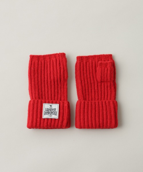 NANO universe(ナノユニバース)の「HAMILTON 10ANNIVERSARY WOOL ニットグローブ(手袋・メンズ・ライトグレー/キャメル/レッド/チャコール・FREE)」の4枚目の写真