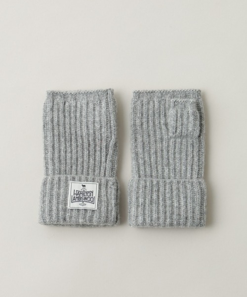 NANO universe(ナノユニバース)の「HAMILTON 10ANNIVERSARY WOOL ニットグローブ(手袋・メンズ・ライトグレー/キャメル/レッド/チャコール・FREE)」の1枚目の写真