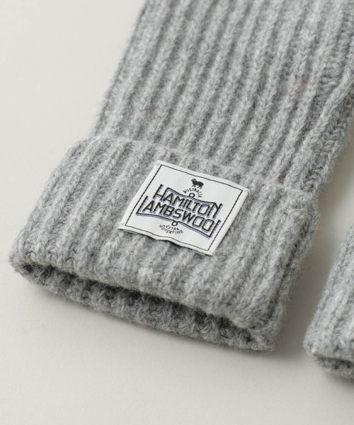 NANO universe(ナノユニバース)の「HAMILTON 10ANNIVERSARY WOOL ニットグローブ(手袋・メンズ・ライトグレー/キャメル/レッド/チャコール・FREE)」の6枚目の写真