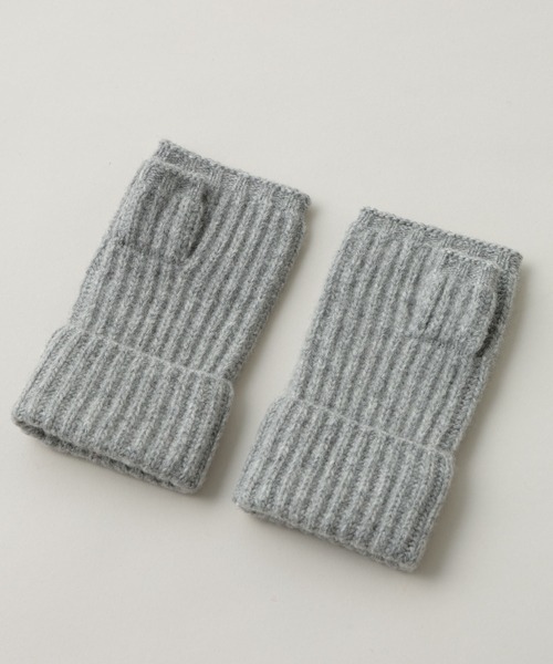 NANO universe(ナノユニバース)の「HAMILTON 10ANNIVERSARY WOOL ニットグローブ(手袋・メンズ・ライトグレー/キャメル/レッド/チャコール・FREE)」の7枚目の写真
