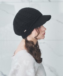 Lovilyn（ラヴィリン）の「ケーブルニットキャスケット（キャスケット）」