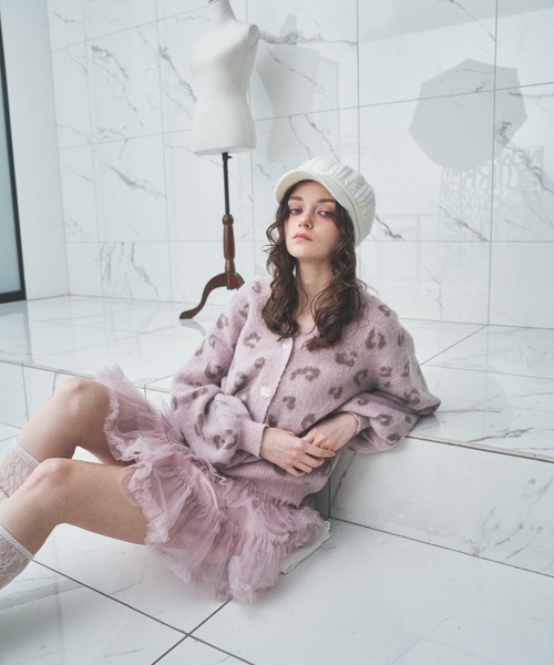 Lovilyn（ラヴィリン）の「ケーブルニットキャスケット（キャスケット・レディース・ブラック/ホワイト/ベージュ・FREE）」の19枚目の写真