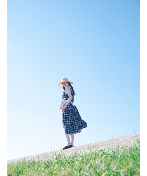 BEAMS HEART(ビームスハート)の「ペーパー スカシ ハット(ハット・レディース・ナチュラル/ベージュ/グレー・ONE SIZE)」の4枚目の写真