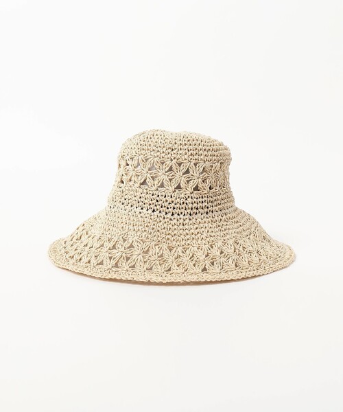 BEAMS HEART(ビームスハート)の「ペーパー スカシ ハット(ハット・レディース・ナチュラル/ベージュ/グレー・ONE SIZE)」の13枚目の写真