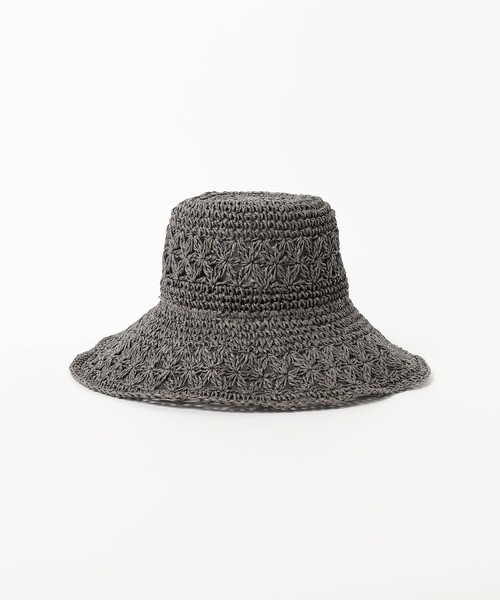 BEAMS HEART(ビームスハート)の「ペーパー スカシ ハット(ハット・レディース・ナチュラル/ベージュ/グレー・ONE SIZE)」の18枚目の写真
