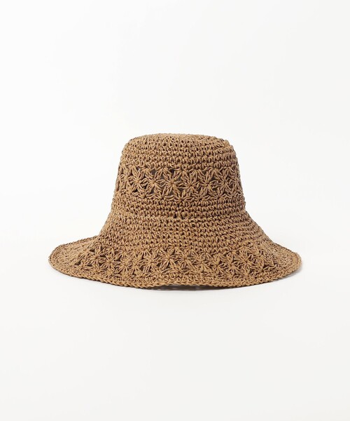 BEAMS HEART(ビームスハート)の「ペーパー スカシ ハット(ハット・レディース・ナチュラル/ベージュ/グレー・ONE SIZE)」の20枚目の写真