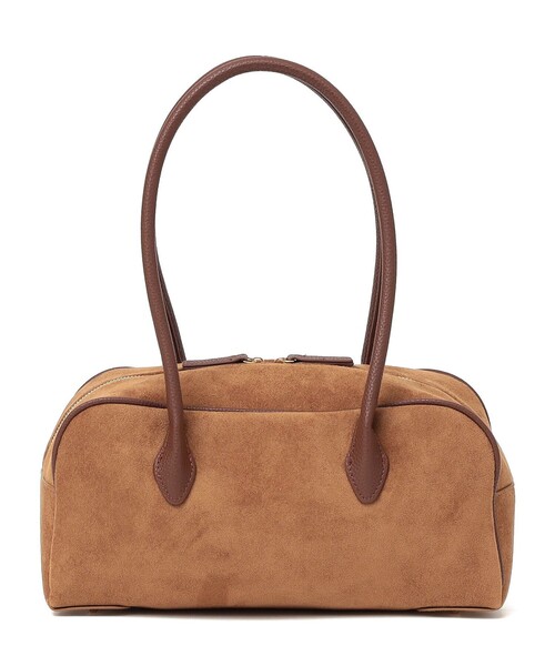 VELETTO（ベレット）の「VELETTO: ロングハンドル ボストン バッグ（ショルダーバッグ・レディース・キャメル/ブラウン系その他・ONE SIZE）」の4枚目の写真