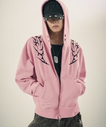 パーカー（ピンク/桃色系・刺繍）ファッション通販 - ZOZOTOWN