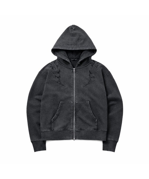 MSG（エムエスジー）の「Buyer's Select/ トライバル刺繍ZIPパーカー（パーカー・メンズ・ピンク/チャコール・M/L）」の21枚目の写真