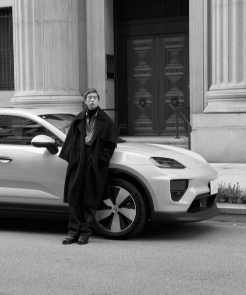 ADAM ET ROPE'（アダムエロペ）の「カシミヤ ダブルフェイス セミダブルコート / マフラー付き（ステンカラーコート・メンズ・ブラック・L/M）」の3枚目の写真