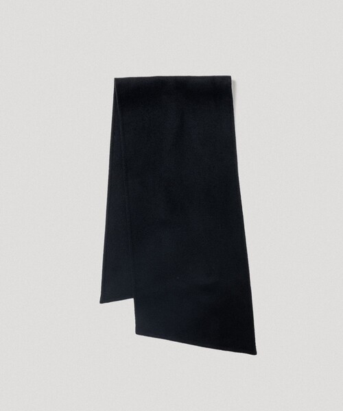 ADAM ET ROPE'（アダムエロペ）の「カシミヤ ダブルフェイス セミダブルコート / マフラー付き（ステンカラーコート・メンズ・ブラック・L/M）」の9枚目の写真